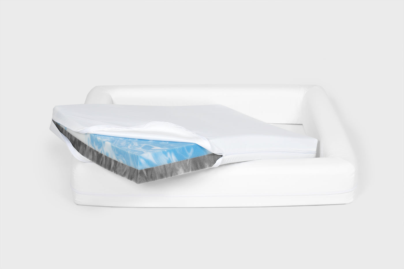 FINNTO Orthopädisches Hundebett mit Hygiene-Inlett